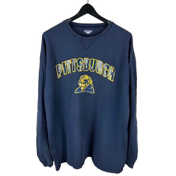 Jerzees Other - Mens Y2K Jerzees Pittsburgh Panthers College Long Sleeve Shirt Size XL